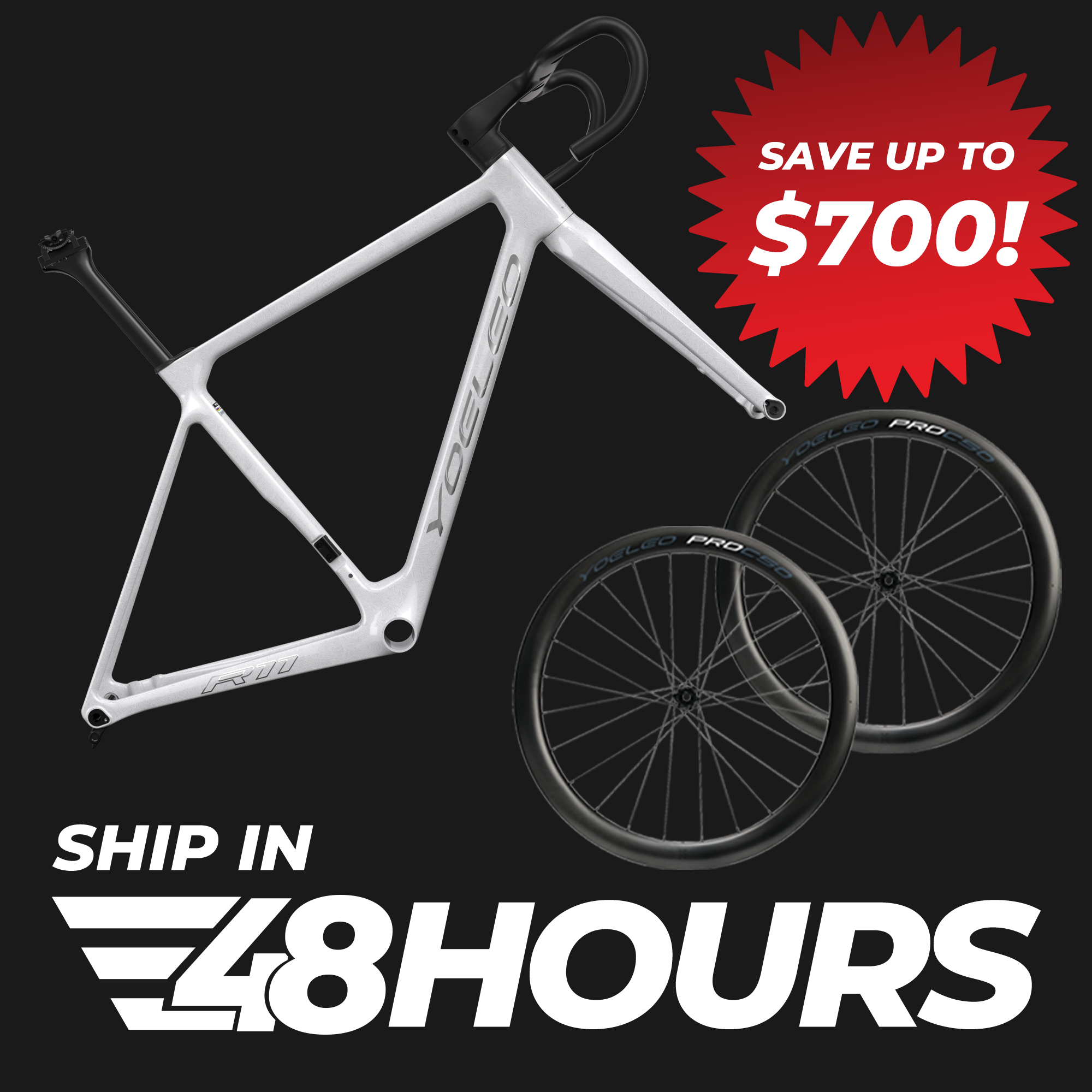 [BLACK FRIDAY BUNDLE] R11 Disc Brake Frameset & NxT SL2